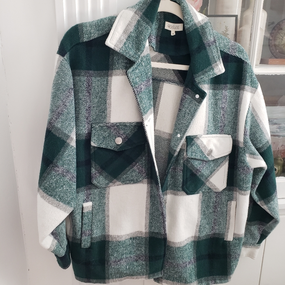 Roolee plaid shacket